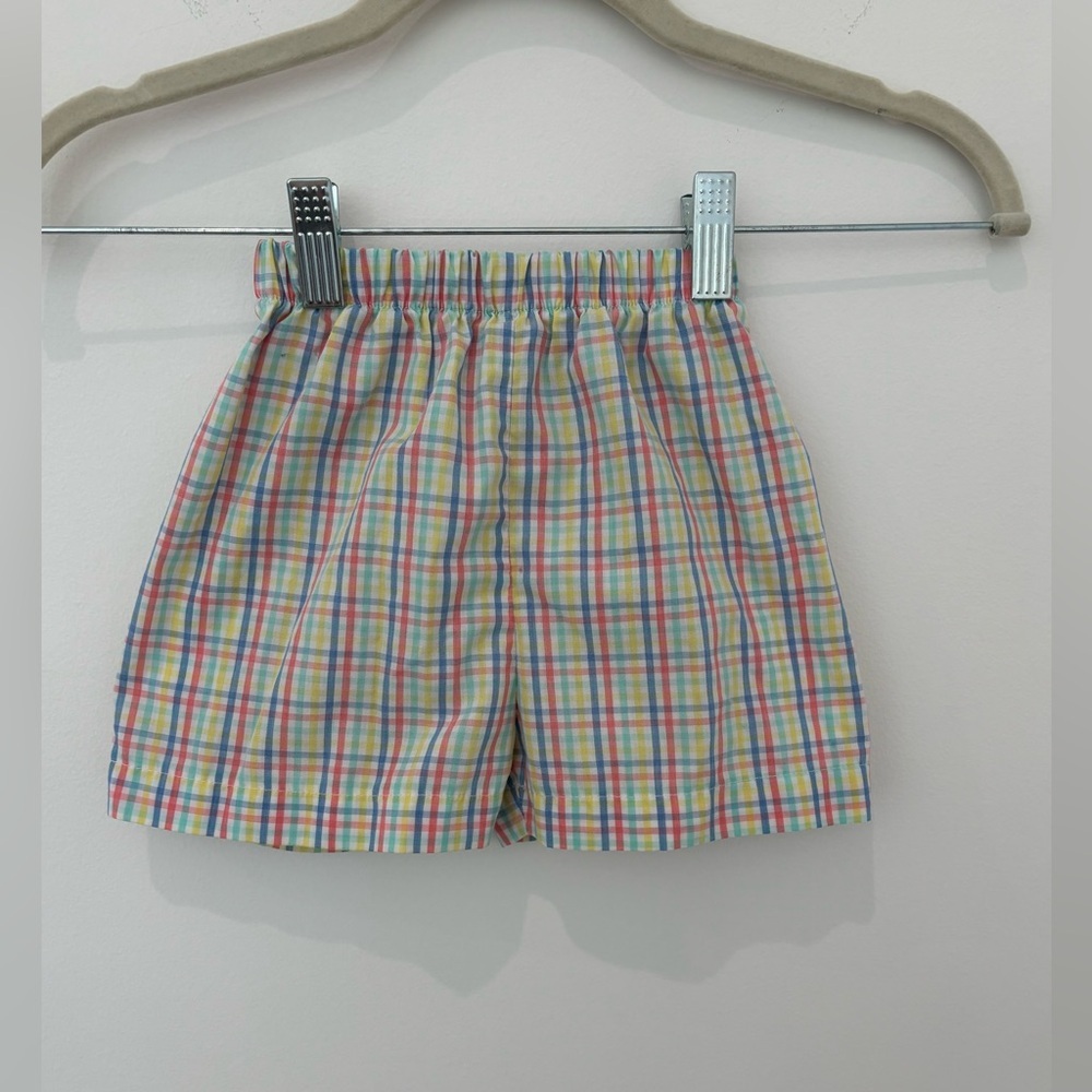 Colorful Plaid Shorts, Boys 2T